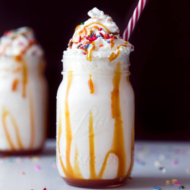 Caramel milkshake