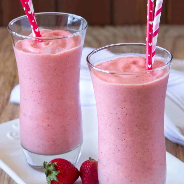 Strawberry milkshake